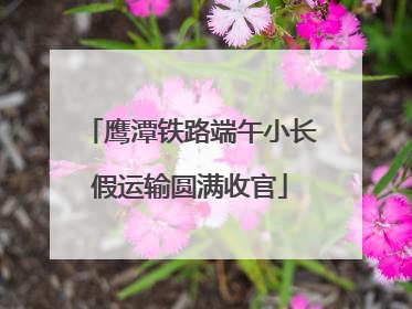 鹰潭铁路端午小长假运输圆满收官