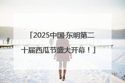 2025中国·东明第二十届西瓜节盛大开幕！