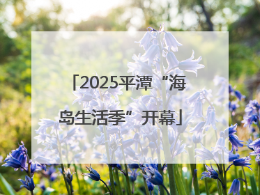 2025平潭“海岛生活季”开幕