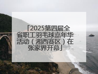 2025第四届全省职工羽毛球嘉年华活动（湘西赛区）在张家界开幕