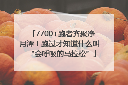 7700+跑者齐聚净月潭！跑过才知道什么叫“会呼吸的马拉松”