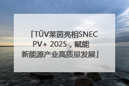 TÜV莱茵亮相SNEC PV+ 2025，赋能新能源产业高质量发展